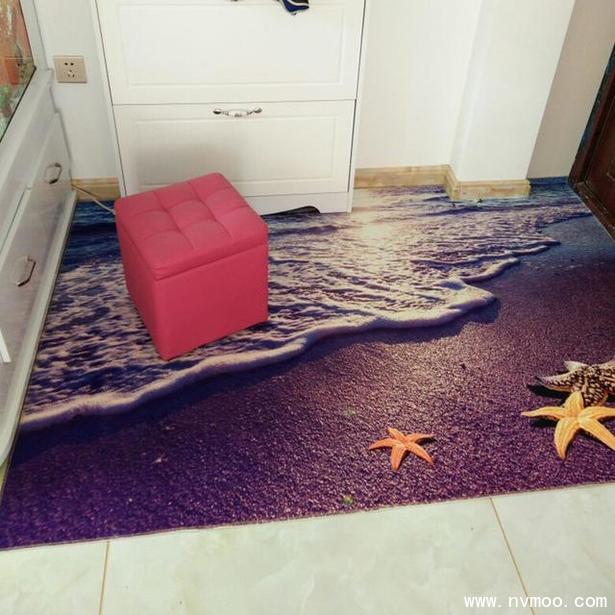 简约现代3D大地毯客厅卧室地毯