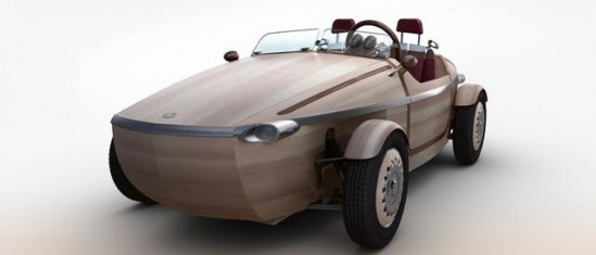 丰田造了一辆没螺丝和胶水的木头汽车